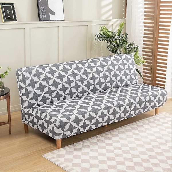 Sofabetræk uden armlæn til foldbar sovesofa uden armlæn, 190-210 cm