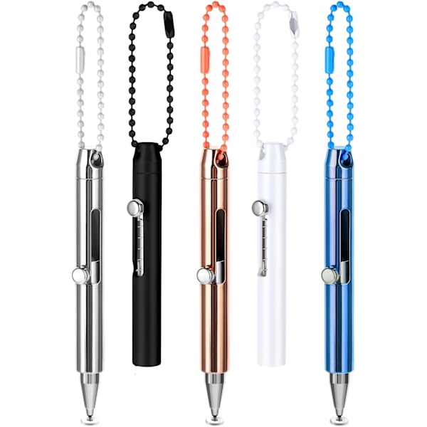 5 stk. berøringsskjermpenn Mini nettbrett Stylus Penner med nøkkelring Bærbar presisjons kapasitiv Stylus Penn