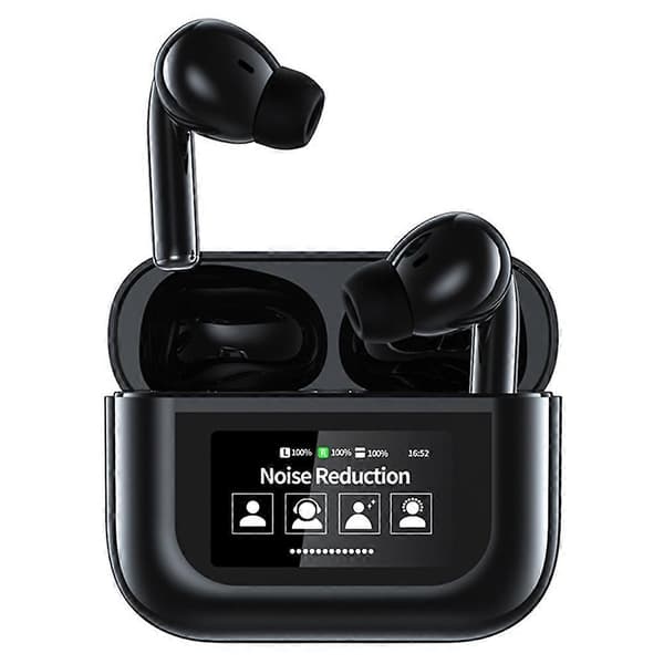 Typ A YW07 Bluetooth In-Ear Headset Trådlösa Hörlurar med Touch Screen Laddningsfodral