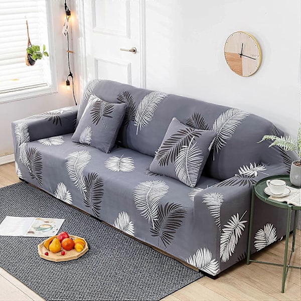 Sofatrekk, elastisk sofatrekk jacquard sofabeskyttelse (fjær, 1-seters sofatrekk: 90-140cm)
