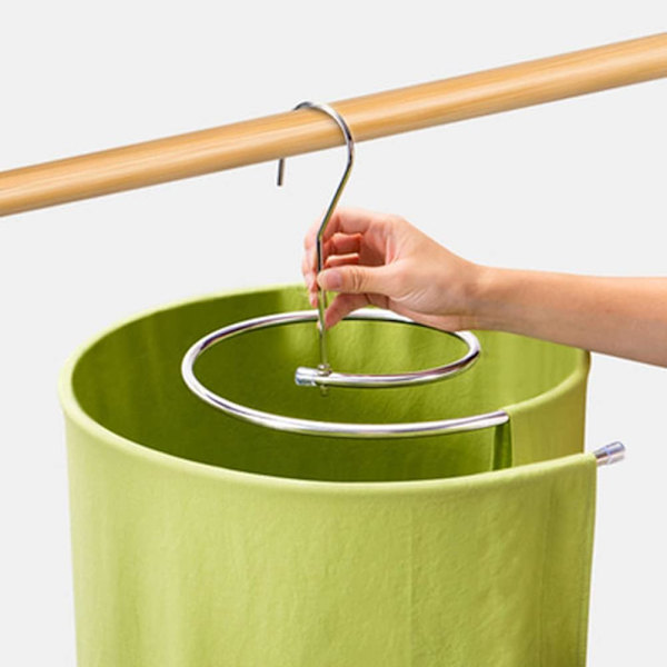 Spiralformad torkställning, tvättställningshängare avtagbar rostfritt stål spiralformad torkställning