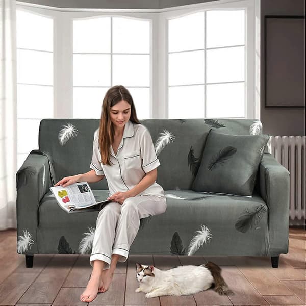 Elastisk sofatrekk, sklisikkert Jacquard elastisk sofatrekk for 1-seters sofa
