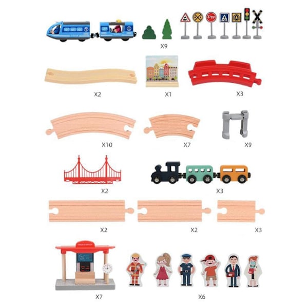 Sateenkaari-ratasetti Puzzle-rata-rakennuslelut Junarata-puzzle-leikkiseti lapsille