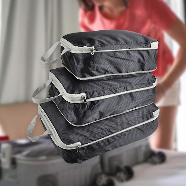 Resväska förvaring väska organiserare camping vandring lättvikts hopfällbar väska för weekender sport gym semester