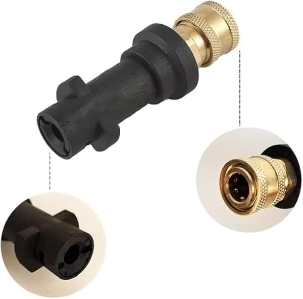 7,3 meter högtryckstvätt med teleskoparm och vattenpistol (borsthuvud ingår), justerbar förlängning.