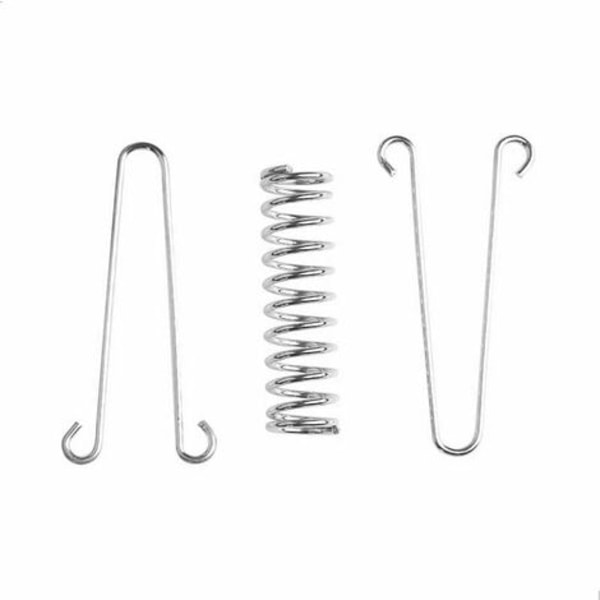 Spännfjäderspänne Markisfäste - Solsegeltillbehör i rostfritt stål med 4 spiralfjädrar 8 karbinhakar för tält markiser, 4 st