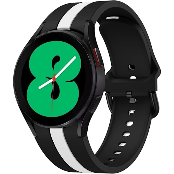 Kompatibel med Samsung Galaxy Watch 4 rem 40mm/44mm, Galaxy Watch 4 Classic rem 42mm/46mm, Galaxy Watch 5, armbånd, silikon, mote, design