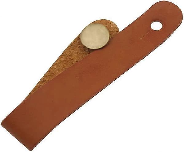 2 stk. guitarrem syntetisk læder hovedstykke adapter (brun)