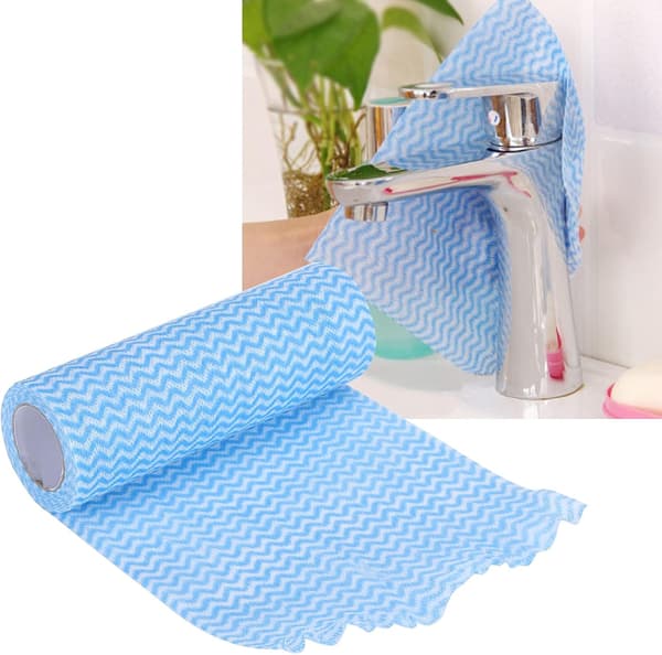 Engångs Non-Woven Disktrasor, Rengöringsduk för Spishällar, Diskbänkar, Köksfläktar, Köksartiklar (27*28cm)