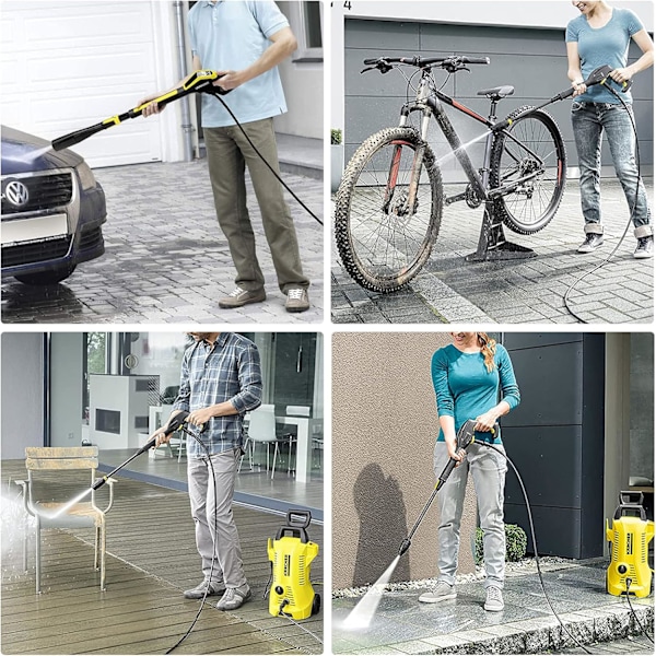 6m Ersättningsslang för högtryckstvätt för Karcher K-serien K2 K3 K4 K5 K6 K7 Click Plug Snabbkoppling 6m