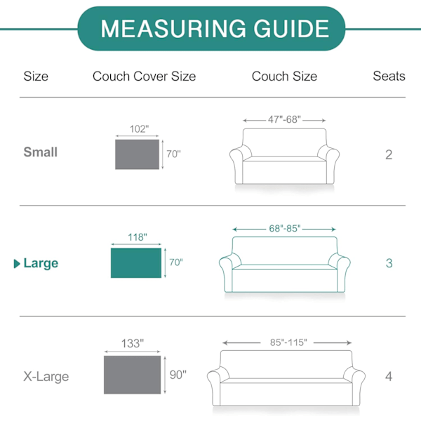 Geometrisk sofföverdrag, sofföverdrag, sofföverdrag för 3-sits soffa, sektionssofföverdrag, sofföverdrag
