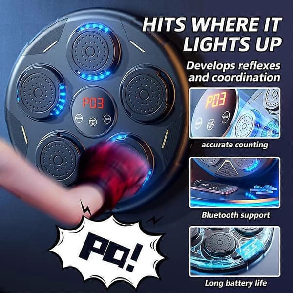 Musikboxningsmaskin, Bluetooth Boxningsmaskin Väggmonterad