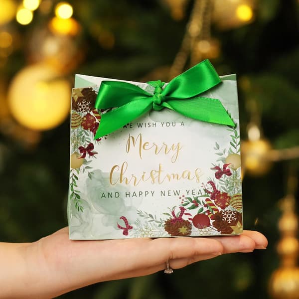 20 st Julklappsaskar Kartongband, Små Julklappsaskar, Presentpåsar för Barn