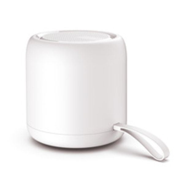Kannettava langaton kaiutin Bluetoothilla, 10 metrin Bluetooth-kantama, IPX4 vedenkestävä Bluetooth 5.0 ulkoiluun, urheiluun, matkustamiseen, valkoinen