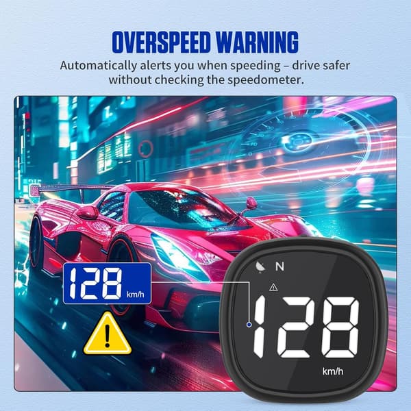 M30 Universal GPS Head-Up Display til Køretøjer, 2,5-tommer Digital Skærm, Egnet til Alle Køretøjer, DC 5V-24V.