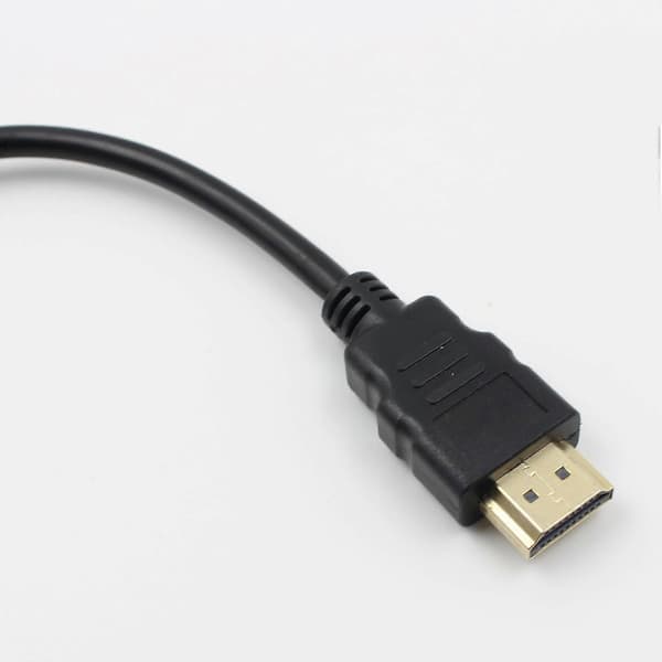 1080P HDMI - VGA -sovitinkaapeli + USB-virta 3,5 mm:n audiokaapeli HDTV PC