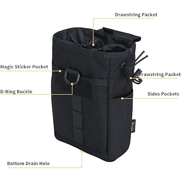 Dump Pouch, Magasinsväska Vikbar Militär Midjeväska