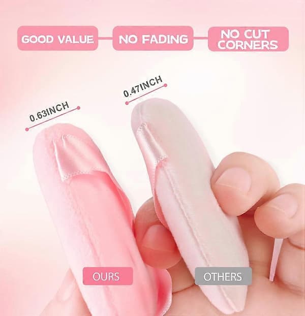 8 Stykker Trekant Pudder Puff Ansigt Blød Trekant Makeup Puff