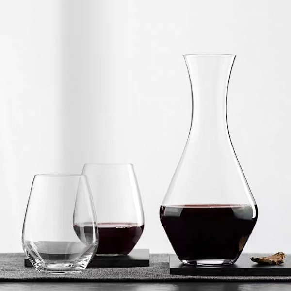 Merlot karaffel krystal rødvin karaffel håndblæst vin dispenser karaffel Cabernet Karaffel
