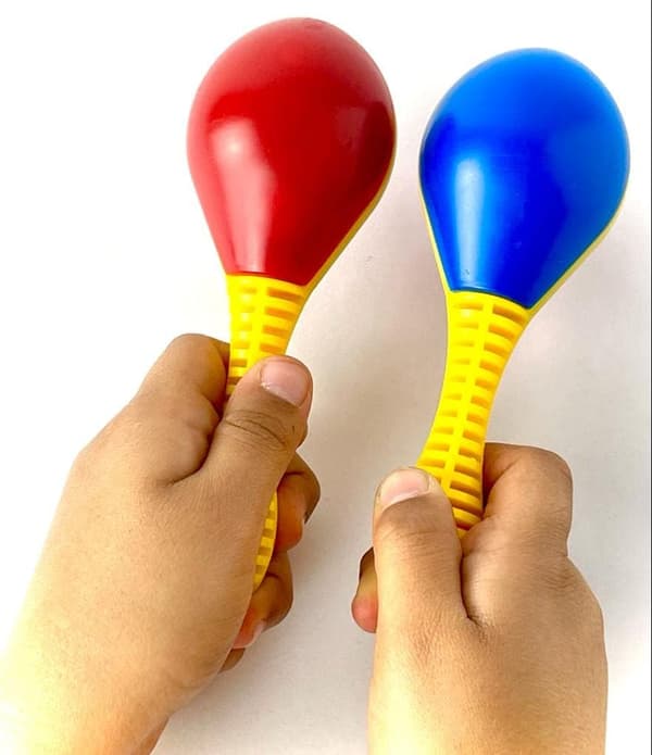 Percussion Maracas Par med Shakers Rangles
