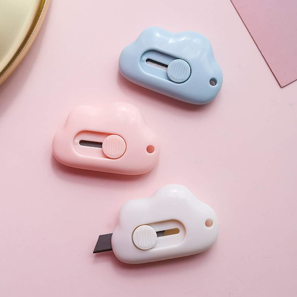 6 stk. Universal Kniver Eskeåpner Uttrekkbar Brevåpner Konvoluttåpner Papirkutter