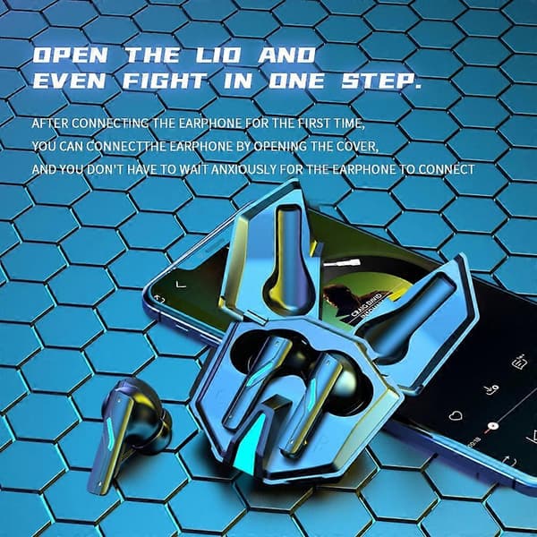 Typ A YW14 Bluetooth-headset för gaming med låg latens, brusreducering, musikheadset