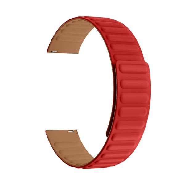 Rem til Honor Magic Watch / Watch GS3 Fleksibel Magnetisk Fastgørelse Rød