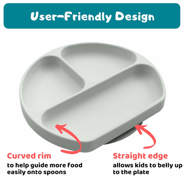 Babyplattor - Tallrikar för småbarn med sugpropp