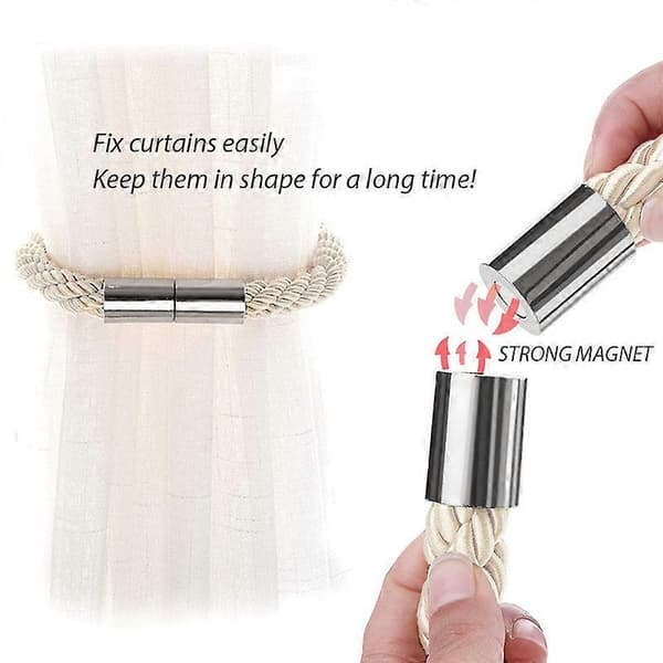 Starka Magnetiska Gardinhållare Modern Enkel Stil Draperihållare