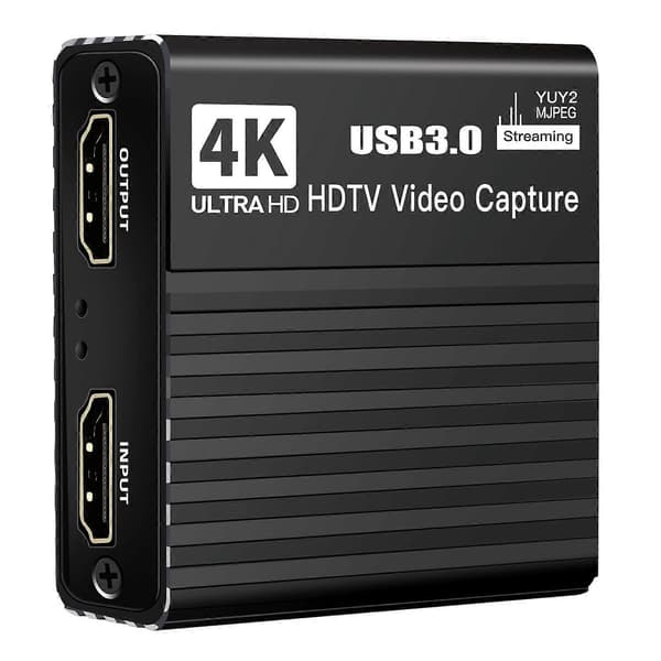 NK-H41 4K USB 3.0 Video Capture Card HDMI-dongel med Loop-Out för Streaming/Gaming