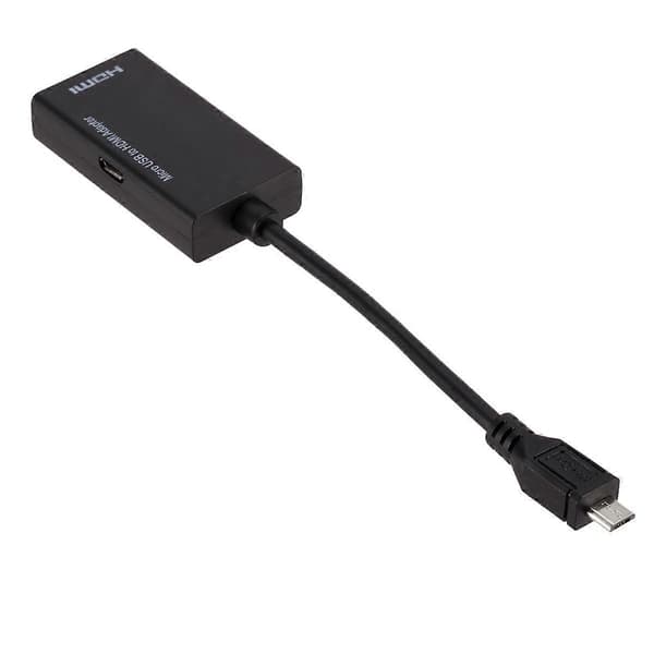 Micro USB -uros HDMI-naaras MHL-sovitinkaapeli LG HTC Sony Samsung jne.