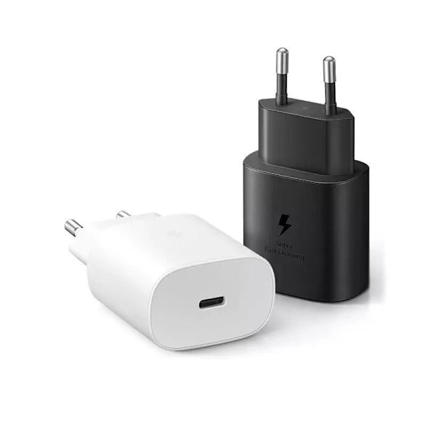 45W USBC Hurtigoplader Android Telefonoplader med Type-C Kabel til Samsung Galaxy S24 S23 S22 S21 Ultra/ A53 A54/A73/note/iphone15/ipad 2PC,black 2m data cable