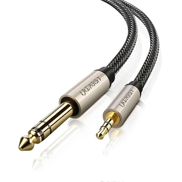 UGREEN 40805 3-meter 3,5 mm TRS til 6,35 mm TS han lige AUX-kabel lydadapter