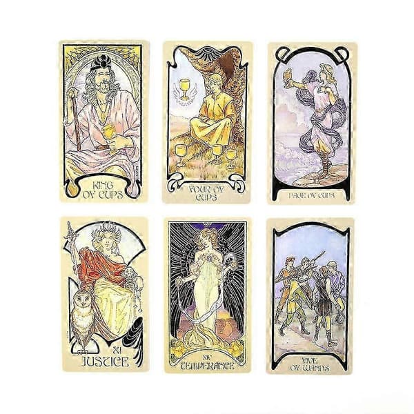 Ethereal Visions: Et opplyst Tarotkortstokk