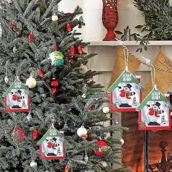 Julhänge i trä Julgransdekorationer Julpresenter