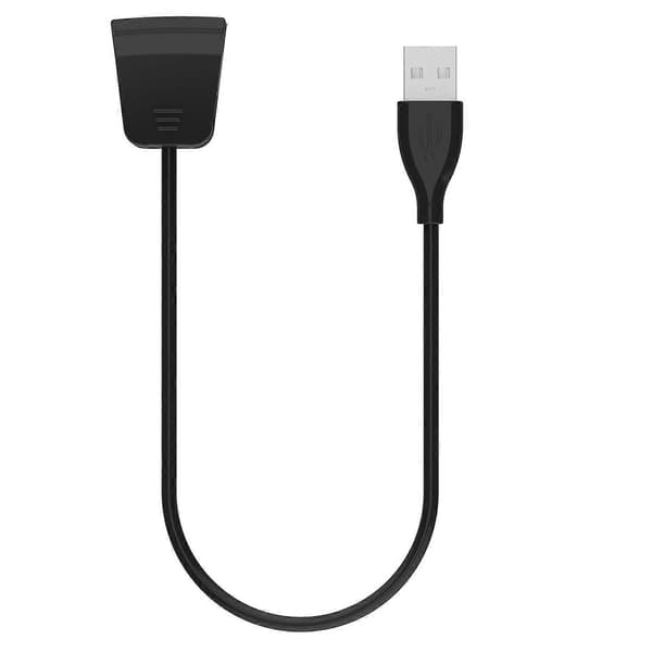 55 cm Udskiftnings USB-ladekabel til Fitbit Alta HR - Sort