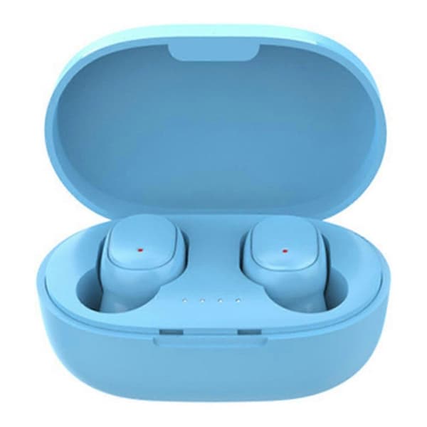 Type E A6S Trådløst Bluetooth Headset Mini Binauralt In-Ear Musikk Hodetelefoner Støyreduksjon TWS