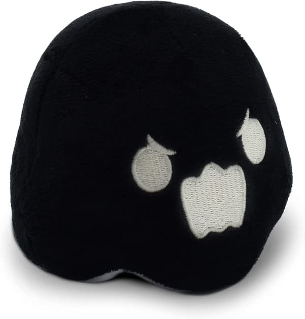 Den originale vendbare spøgelsesplys - Hvid + Sort - Søde sensoriske fidget-bamser, der viser dit humør - Perfekt til Halloween!