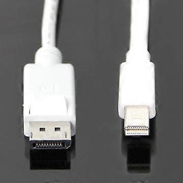 Thunderbolt-port til DisplayPort (hann til hann) adapterkabel, lengde: 1,8 m