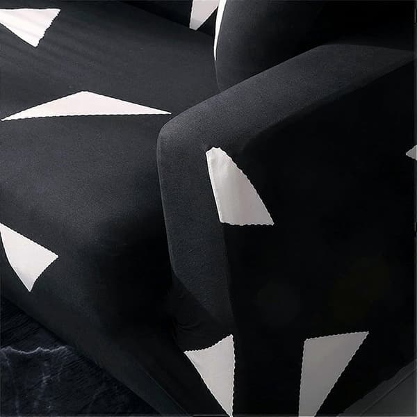 Sofatrekk elastisk stretch sofatrekk, for 1-seter. L-formet hjørnesofa krever to.