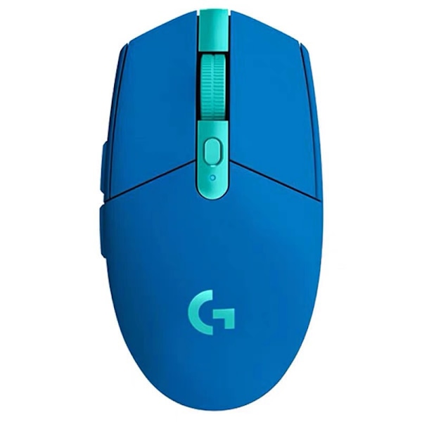 Trådløs Gaming Mus, HERO 12K Sensor, 12 000 DPI, Lettvekt, 6 Programmerbare Knapper, 250t Batteritid, PC/Mac - Blå
