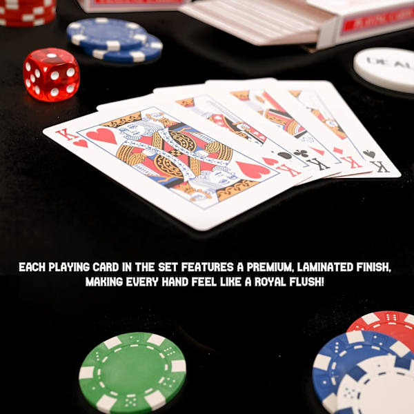 Texas Hold'em -pokerisetti - 100 osaa alumiinisalkussa