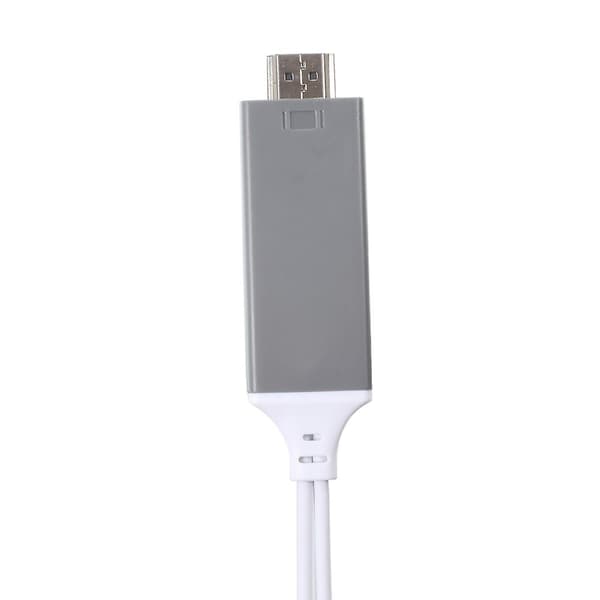 IP-330 Lightning 8Pin til HDMI HDTV Adapterkabel for iPhone 7/7Plus/6s/6s Plus/5s iPad etc - Hvit