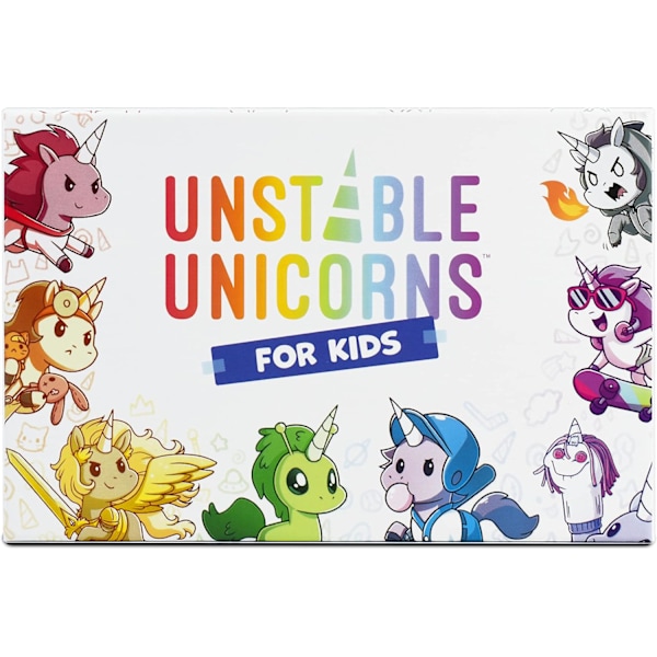 Unstable Games | Unstable Unicorns Kids Edition | Kortspel | Från 6 år | 2-6 Spelare | 15-45 Minuters Spelstid