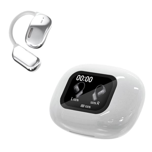 Typ B JM16 OWS Bluetooth Hörlurar Luftlednings Sport Trådlösa Öronkrokar Musik Samtal Headset
