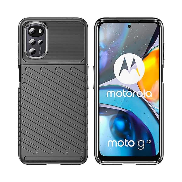 Robust deksel kompatibelt med Moto G22/ Moto E32/ Moto E32s