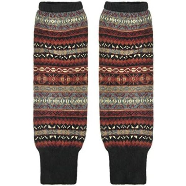 Dame Jenter Strikkede Over Knehøye Sokker Vinter Varme Casual Legging Strømpe Tykke Lange Benvarmere