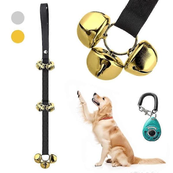 Uppgraderade valp klockor hund dörrklockor för dörrknopp/potträning