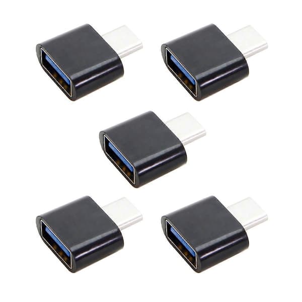 5 ST/Set CY UC-086 Typ-C USB-C till USB 2.0 480Mbps OTG Adapter för Telefon & Surfplatta & USB-Kabel &