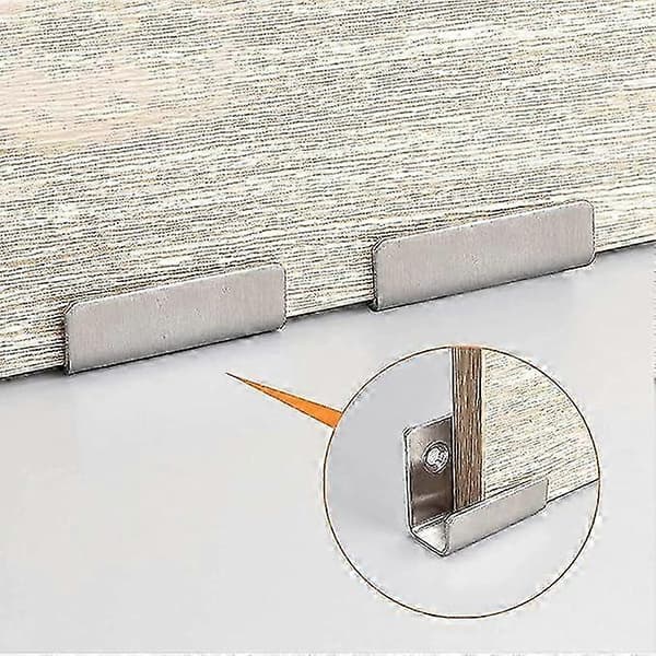 St rostfria spegelkrokar, kraftiga väggkrokar silver, väggmonterad kakelkrok, med 12 fixe p